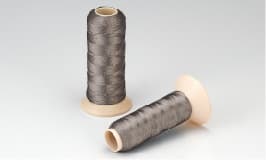 Twisted yarn, sewing thread