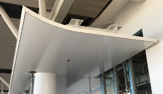 Unusually shaped ceiling