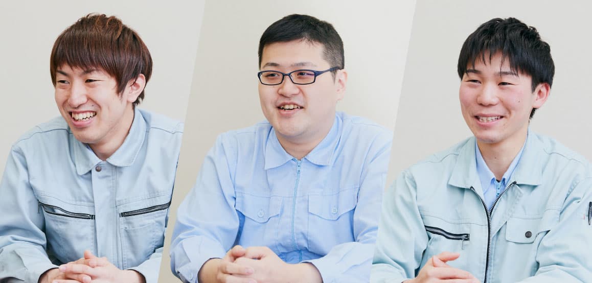 笑顔の関西チューブ社員