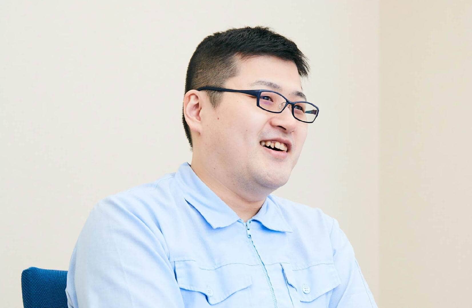 笑顔の社員